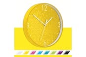 Decoration - Leitz Väggklocka (tyst)  WOW Gul - 90150016
