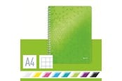 Block och Anteckningsböcker - Leitz Anteckningsblock WOW A4 rutat, spiralbundet med PP omslag - 46380054