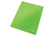 Mappar och Skrivplattor - Leitz 3-klaffmapp  WOW A4 kartong Grön - 39820054