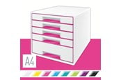 Arkivering & Förvaring - Leitz Bordskub WOW Cube 5-lådigt Rosa - 52142023