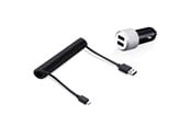 Mobile - Adapters & Chargers - Just Mobile Highway Max with Micro USB - Car Charg - CC-168S