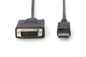 Displaykabel - DIGITUS DisplayPort 1.1a to DVI Adapter Cable - 1m - AK-340301-010-S