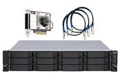 Datalagring - QNAP TL-R1200S-RP 12-Bay High-performance rackmount SATA 6GB/s JBOD Storage Enclosure - TL-R1200S-RP