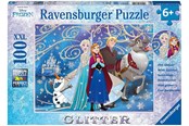 Pusselspel - Ravensburger Disney Frozen-Glistening snow 100pcs. XXL - 136100