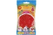 Kreativa spel - Hama Beads - Red transparent 1000 pcs - 207-13
