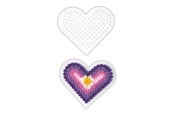 Kreativa spel - Hama Ironing Beads Plate-Heart Small - 236