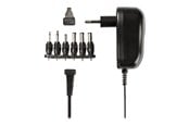 Mobile - Adapters & Chargers - Nedis Universal AC Power Adapter - 12 W | 3 - 12 V DC | 1.80 m | 2.0 A | 6 plug(s) - ACPA001