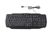 Tangentbord - Nedis Gaming - Gaming Tangentbord - Universal - Svart - GKBD100BKUS