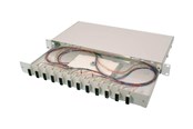 Nätverks tillbehör - DIGITUS fibre-optic splice box - 1U - 19" - DN-96321-4