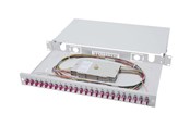 Nätverks tillbehör - DIGITUS 1U - Fiber Optic Sliding Splice Box - DN-96332-4