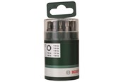 Borr & Bits - Bosch 10-delars skruvbitssats standard för innertorxskruvar (T) Universalhållare, magnetisk; T10; T15; T20; T25 (2x); T27; T30; T40 (2x); 25 mm - 2609255976