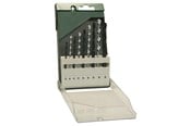 Borr & Bits - Bosch 9-delars borrsats: metall HSS-R/sten 3,0 mm x 61 mm; 4,0 mm x 75 mm; 5,0 mm x 86 mm; 6,0 mm x 93 mm; 8,0 mm x 117 mm; 4,0 mm x 75 mm; 5,0 mm x 85 mm; 6,0 mm x 100 mm; 8,0 mm x 120 mm - 2609255482