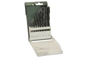 Borr & Bits - Bosch 10-delars HSS-R-metallborrsats, DIN 338 1,0; 2,0; 3,0; 4,0; 5,0; 6,0; 7,0; 8,0; 9,0; 10,0 mm - 2609255030