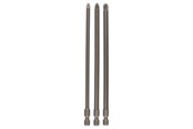 Borr & Bits - Bosch 3-delars skruvbitssats, extrahårda PZ1; PZ2; PZ3; 152 mm - 2607001762