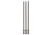 Borr & Bits - Bosch 3-delars skruvbitssats, extrahårda T8; T10; T15; 152 mm - 2607001763