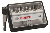 Borr & Bits - Bosch 8+1-delars Robust Line-skruvbitssats S extrahård 25 mm, 8+1-delars - 2607002562