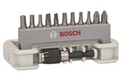 Borr & Bits - Bosch 11-delars skruvbitsats med bitsfäste PH2; PZ2; T10; T15; T20; T25; S0,6x4,5; S0,8x5,5; HEX3; HEX4; HEX5; 25 mm - 2608522131