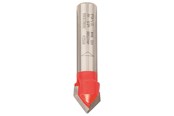 Verktyg - Bosch Expert for Wood V-notfräs, 8 mm, D 12,7 mm, L 10 mm, G 44,5 mm, 90° 8 mm, D 12,7 mm, L 10 mm, G 44,5 mm, 90° - 2608629369