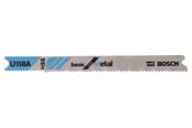 Sticksågar - Bosch Sticksågsblad U 118 A Basic for Metal - 2608631511
