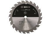 Cirkelsågar - Bosch Standard for Wood cirkelsågklinga för sladdlösa sågar 140×1,5/1×10 T24 - 2608837669