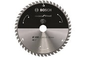 Cirkelsågar - Bosch Standard for Wood cirkelsågklinga för sladdlösa sågar 160×1,5/1×20 T48 - 2608837678