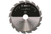 Cirkelsågar - Bosch Standard for Wood cirkelsågklinga för sladdlösa sågar 190×1,6/1,1×30 T16 - 2608837706