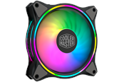 Chassi fläkt - Cooler Master MasterFan MF120 HALO - Chassi fläkt - 120mm - Svart med RGB LED - 30 dBA - MFL-B2DN-18NPA-R1