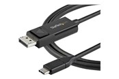 USB-kabel - StarTech.com 3.3 ft. (1 m) USB-C to DisplayPort 1.2 Cable - Bi-Directional - USB / DisplayPort cable - 1 m - CDP2DP1MBD