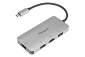 USB Hub - Targus USB-C to 4-Port USB-A Hub USB Hub - USB 3.2 - 4 porte - Silver - ACH226EU