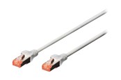 Nätverkskabel - DIGITUS patch cable - 1 m - grey - Grå - 1m - DK-1644-010