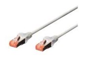 Nätverkskabel - DIGITUS CAT 6 S-FTP patch cord - 1.5m - Grå - 1m - DK-1644-015