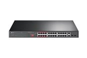 Switch - TP-Link TL-SL1226P 24-Port 10/100Mbps + 2-Port Gigabit Unmanaged PoE+ Switch - TL-SL1226P
