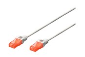 Nätverkskabel - DIGITUS CAT 6 U-UTP Patch Cord - 1m - Vit - 1m - DK-1617-010/WH
