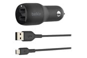 Mobile - Adapters & Chargers - Belkin BOOST CHARGE Dual Charger - CCB001btBK