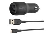 Mobile - Adapters & Chargers - Belkin BOOST CHARGE Dual Charger - CCD001bt1MBK