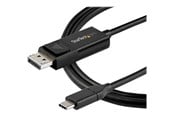USB-kabel - StarTech.com 3.3 ft. (1 m) USB C to DisplayPort 1.4 Cable - Bidirectional - USB / DisplayPort cable - 1 m - CDP2DP141MBD