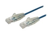 Nätverkskabel - StarTech.com 1m CAT6 Cable - Blue Slim CAT6 Patch Cord - Snagless - LSZH - patch cable - 1 m - blue - Blå - 1m - N6PAT100CMBLS