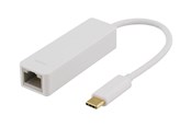 Nätverkskort (adaptrar osv.) - Deltaco USB 3.1 netværksadapter 1xRJ45 1xUSB-C - USBC-GIGA1