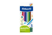 Hobby Tillbehör - Pelikan PELIKAN 12 FÄRGPENNOR SEXKANT 3MM - 100401614