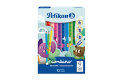 Hobby Tillbehör - Pelikan PELIKAN 12 COMBINO JUMBOFÄRGPENNOR - 100401660