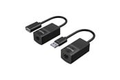 Repeatrar, förstärkare, broar och transceivers - Unitek Y-UE01001 USB Extender Over Cat 5/ Cat 5e - Y-UE01001