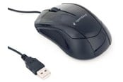 Mus - Gembird Wired optical mouse 3B-02 - Mouse - Optic - 3 knappar - Svart - MUS-3B-02