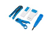 Nätverks tillbehör - Lanberg NT-0302 Network Toolkit RJ45 RJ11 Cable Tester - Crimping Stripping LSA-Insertion Tool - NT-0302