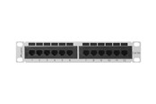 Nätverks tillbehör - Lanberg PPU5-9012-S - patch panel - 1U - 10" - PPU5-9012-S