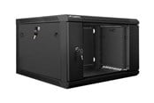 Rack chassis - Lanberg WF01-6606-10B - 6U Wall Mount Rack Cabinet - WF01-6606-10B