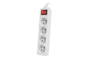 Strömkabel (extern) - Lanberg - power strip - 2500 Watt - PS1-04E-0150-W