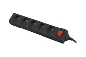 Strömkabel (extern) - Lanberg - power strip - 2500 Watt - PS1-05E-0150-BK