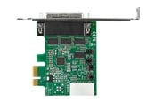 Nätverkskort (adaptrar osv.) - StarTech.com 4 Port PCI Express RS232 Serial Adapter Card - 16950 UART - 256-byte FIFO Cache - PCI E Serial Card - serial adapter - PEX4S953