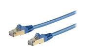 Nätverkskabel - StarTech.com 10m CAT6a Ethernet Cable - Blue RJ45 Shielded Cable Snagless - patch cable - 10 m - blue - Blå - 10m - 6ASPAT10MBL