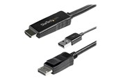 Displaykabel - StarTech.com 3m HDMI to DisplayPort Adapter Cable with USB Power - 4K 30Hz Active HDMI to DP 1.2 Converter (HD2DPMM3M) - video cable - DisplayPort / HDMI - 3 m - HD2DPMM3M